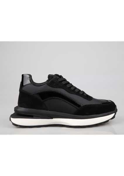20343 Deri Siyah Erkek Günlük Ayakkabı