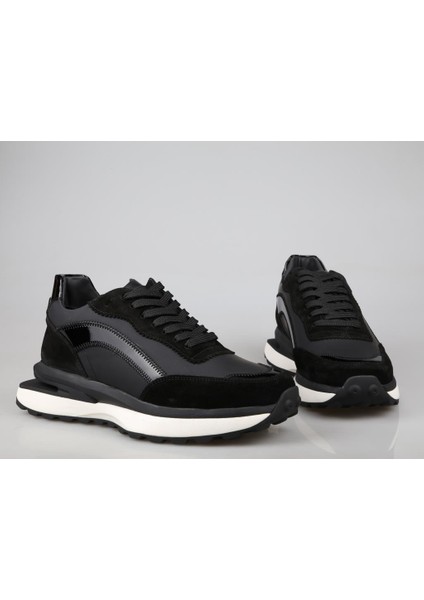 20343 Deri Siyah Erkek Günlük Ayakkabı fırsatları
