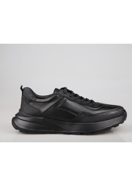 20342 Deri Siyah Erkek Günlük Ayakkabı