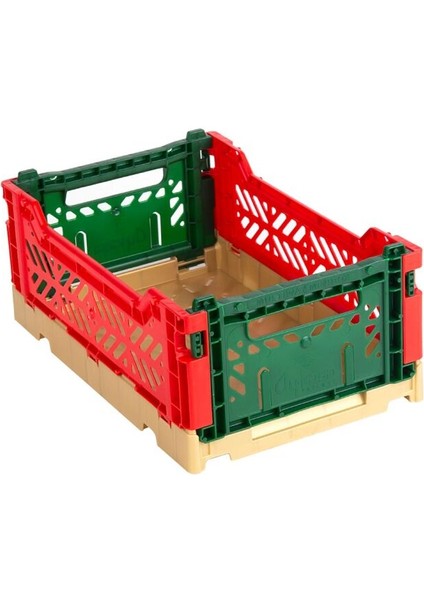 Aykasa 261710 Minibox Altılı Kırmızı-Yeşil-Gold Katlanabilir Kasa fiyatları