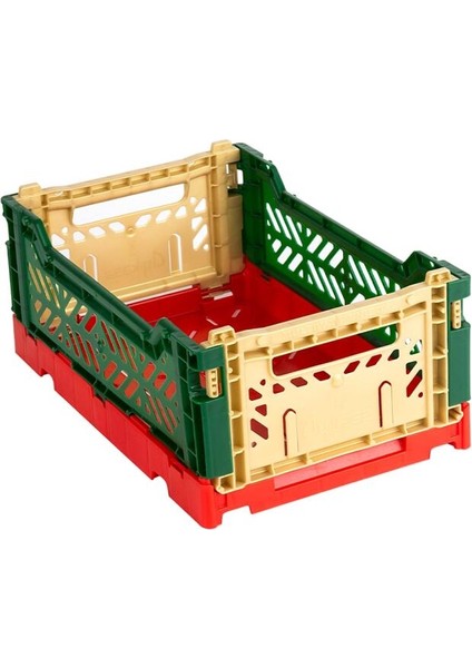 Aykasa 261710 Minibox Altılı Kırmızı-Yeşil-Gold Katlanabilir Kasa modelleri
