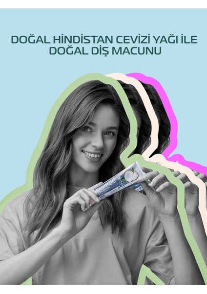 Super White Coconut Yağlı Diş Macunu Doğal Bitkisel Vegan Florürsüz 3 Adet fiyatları
