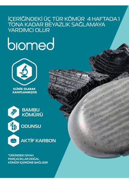 Charcoal Diş Macunu ve Black Diş Fırçası 2'li Set Doğal Bitkisel Vegan Florürsüz
