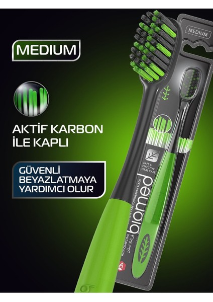 Charcoal Diş Macunu ve Black Diş Fırçası 2'li Set Doğal Bitkisel Vegan Florürsüz