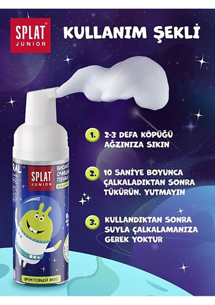 Magic Foam Çoçuk Sihirli Diş Temizleme Köpüğü Yeni Nesil Fırçasız Temizlik