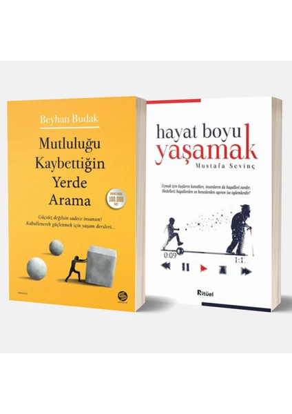 Mutluluğu Kaybettiğin Yerde Arama - Sevmek Zamanı 2 Kitap Set