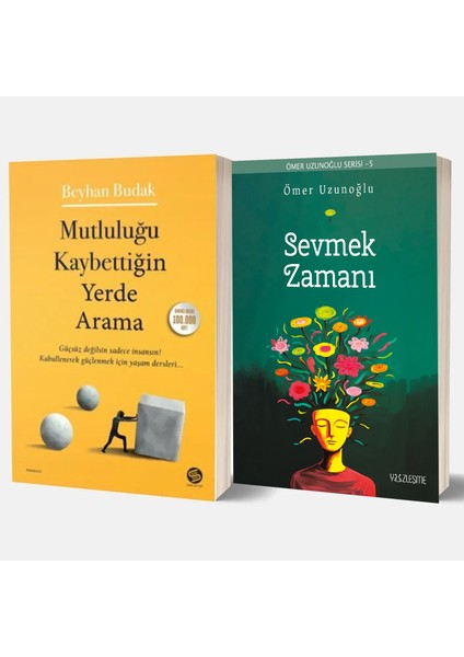 Mutluluğu Kaybettiğin Yerde Arama - Sevmek Zamanı 2 Kitap Set