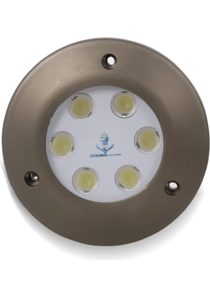6 LED Beyaz Renk Alüminyum Su Altı Aydınlatması