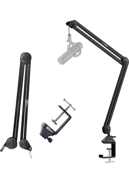 Hepa Merz N-PRO46 Yüksek Kaliteli Stüdyo Tipi Masa Mikrofon Standı Sehpası (46x46 cm)