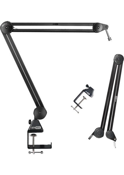 Hepa Merz N-PRO46 Yüksek Kaliteli Stüdyo Tipi Masa Mikrofon Standı Sehpası (46x46 cm)