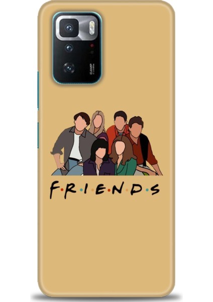 Xiaomi Poco X3 Gt Kılıf Hd Baskılı Kılıf - Friends + 9h Nano Ekran Koruyucu