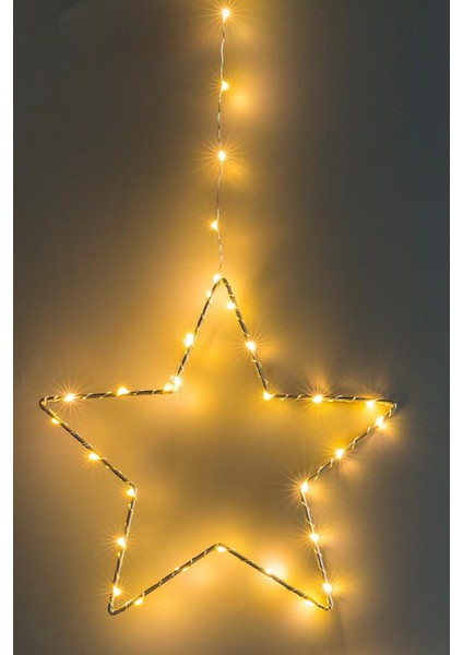 Metal Yıldız LED Duvar Süsü