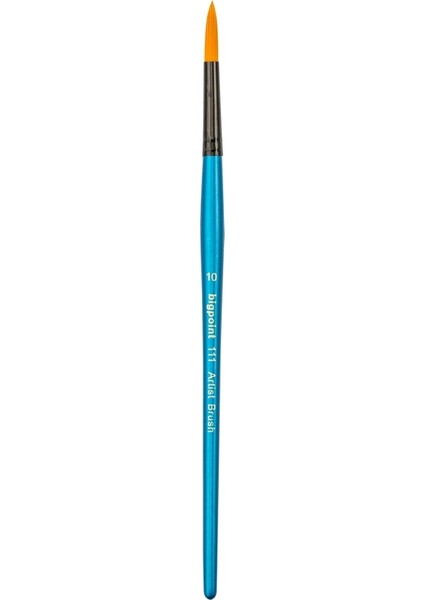 111 Serisi Yuvarlak Fırça Golden Sentetik Kıllı Sulu ve Guaj Boya Fırçası No: 10