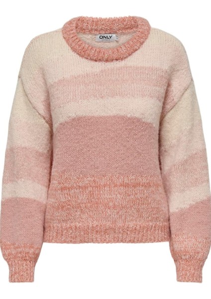 Onljenny Lıfe Ls O-Neck Knt Pudra 15327620