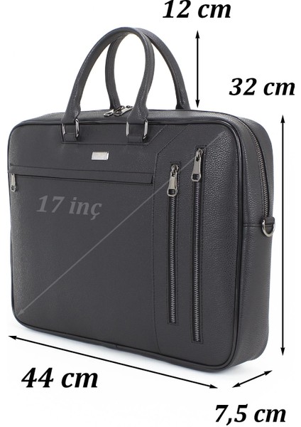 Siyah Unisex 17,3 Inç Evrak-Laptop Çantası fiyatları