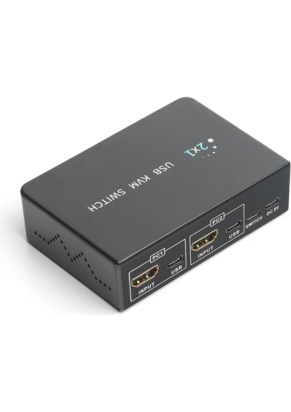 2x HDMI 4x USB Kvm Switch 4k/30 HZ(DK-AC-KVMHD01)