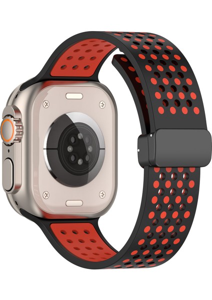 Apple Watch Series 9 8 7 41MM / 6 5 4 Se (2023) Se (2022) Se 40MM Silikon Manyetik Watch Bandı (Yurt Dışından)