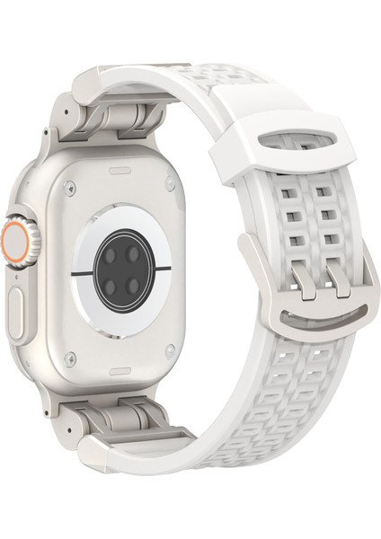 Apple Watch Ultra 2 Ultra 49MM / Series 9 8 7 45MM / 6 5 4 Se (2022) Se (2023) Se 44MM Silikon Watch Bandı (Yurt Dışından)