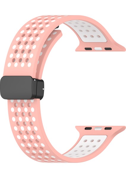 Apple Watch Series 9 8 7 41MM / 6 5 4 Se (2023) Se (2022) Se 40MM Silikon Manyetik Watch Bandı (Yurt Dışından) modelleri