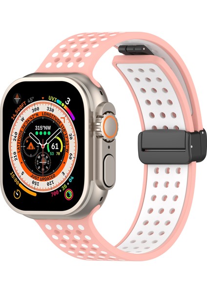 Apple Watch Series 9 8 7 41MM / 6 5 4 Se (2023) Se (2022) Se 40MM Silikon Manyetik Watch Bandı (Yurt Dışından) indirimleri