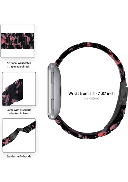 Garmin Vivoactive 4 Yedek Izleme Kayışı 22MM Su Geçirmez Reçine Izleme Bandı (Yurt Dışından) modelleri