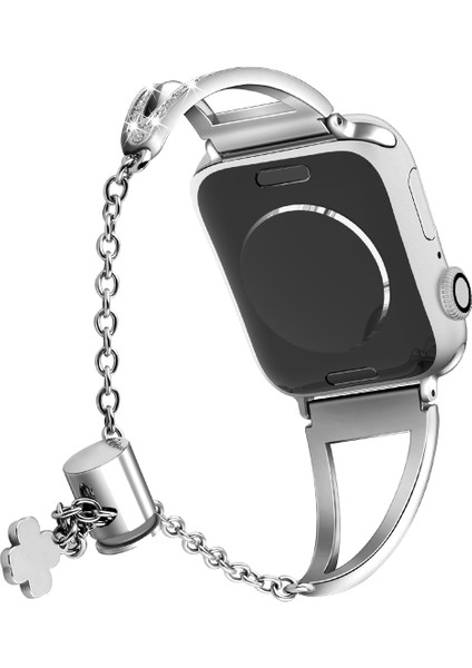 Apple Watch Series 9 8 7 41MM / 6 5 4 40MM Çinko Alaşımlı Bant (Yurt Dışından)