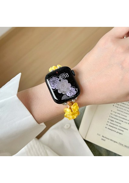 Apple Watch Series 9 8 7 41MM / 6 5 4 Se (2023) Se (2022) Se 40MM Örgülü Halat Bilezik Watch Kayışı (Yurt Dışından) modelleri