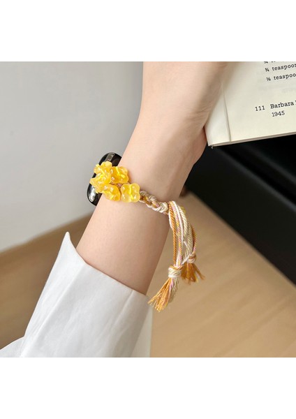 Apple Watch Series 9 8 7 41MM / 6 5 4 Se (2023) Se (2022) Se 40MM Örgülü Halat Bilezik Watch Kayışı (Yurt Dışından) fırsatları