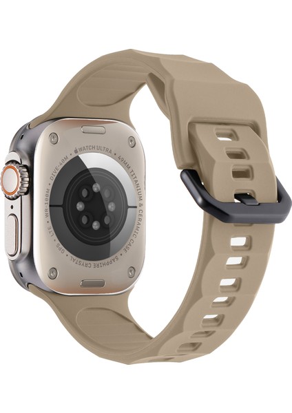 Apple Watch Ultra 2 Ultra 49MM / 9 8 7 45MM / 6 5 4 Se (2022) Se (2023) Se 44MM Silikon Watch Kayışı (Yurt Dışından)