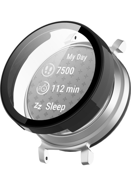 Garmin Lily 2 Sert Pc Watch Koruma Kılıfı Temperli Cam Ekran Filmi (Yurt Dışından)