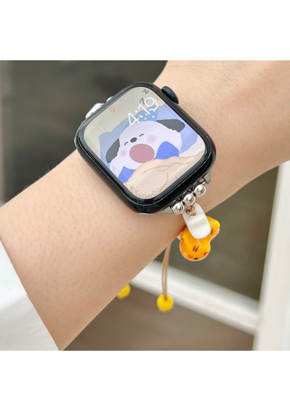 Apple Watch Series 9 8 7 41MM/6 5 4 Se (2022) Se (2023) Se 40MM Ipli Bilezik (Yurt Dışından) modelleri