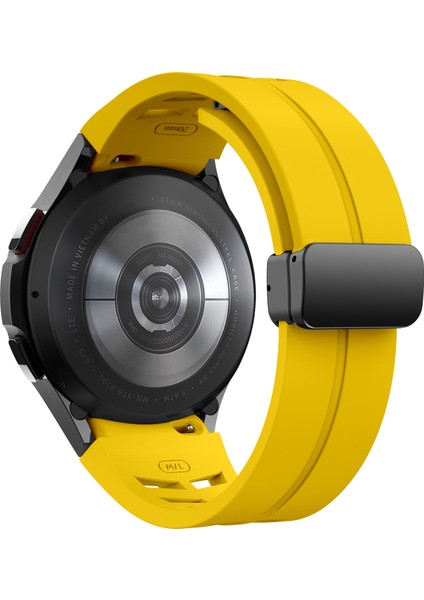 Samsung Galaxy Watch Fe/7/6/5/4 Şık Silikon Saat Bandı (Yurt Dışından)