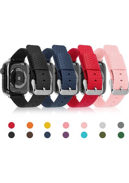 Apple Watch Ultra 2 49MM / 9 8 7 45MM / 6 5 4 44MM Izgara Dokulu Naylon Kayış (Yurt Dışından) indirimleri