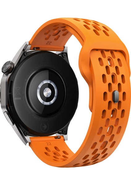 Garmin Venu 3 / Venu 2 / Vivoactive 4 22MM Saat Kayışı Içi Boş Silikon Bilek Bandı Değiştirme (Yurt Dışından)