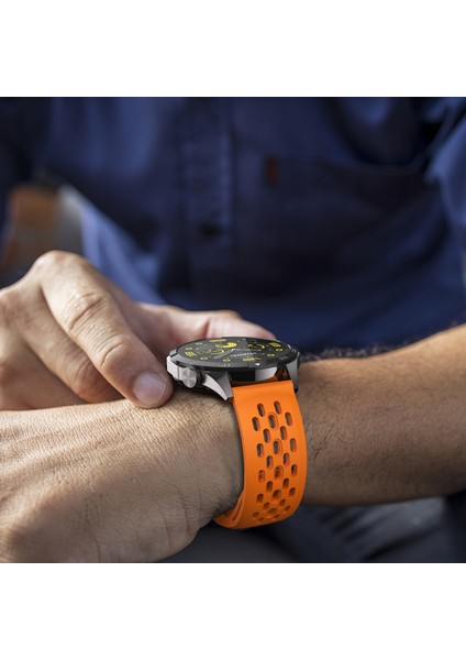 Garmin Venu 3 / Venu 2 / Vivoactive 4 22MM Saat Kayışı Içi Boş Silikon Bilek Bandı Değiştirme (Yurt Dışından) indirimleri