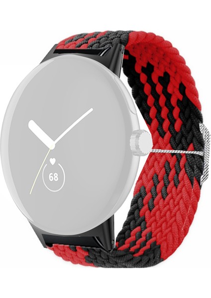 Google Pixel Watch / Watch 2 Yedek Ayarlanabilir Bilek Kayışı Örgülü Elastik Saat Bandı (Yurt Dışından)