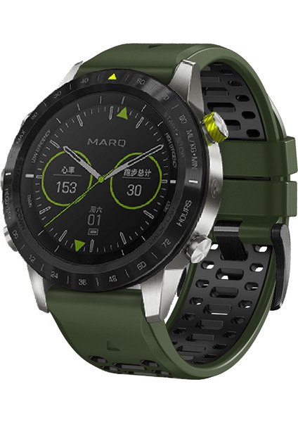 Garmin Fenix 7/7 Pro Silikon Çift Renkli Bant (Yurt Dışından) fırsatları