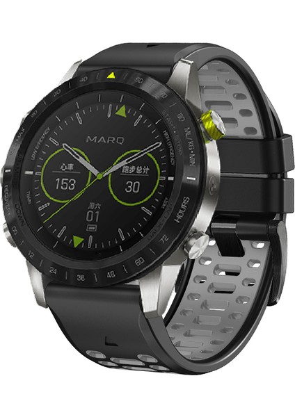 Garmin Fenix 7/7 Pro Silikon Çift Renkli Bant (Yurt Dışından) fırsatları