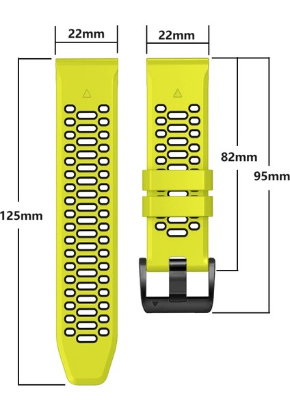 Garmin Fenix 7/7 Pro Silikon Çift Renkli Bant (Yurt Dışından) indirimleri
