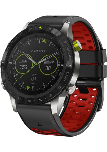 Garmin Fenix 7/7 Pro Silikon Çift Renkli Bant (Yurt Dışından) fırsatları