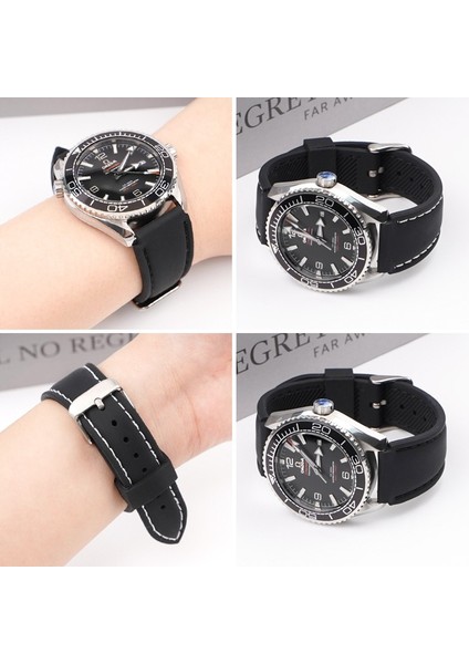 Huawei Watch Gt 2/3/3 Pro / Samsung Galaxy Watch6 Classic Bant 20MM Su Geçirmez Fluorubber Watch Kayışı (Yurt Dışından) modelleri