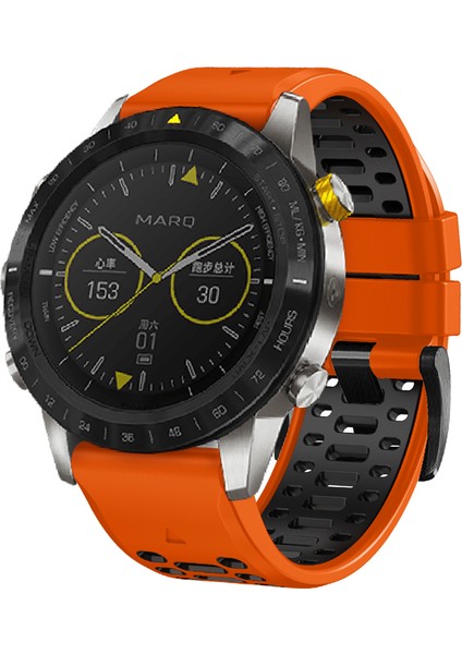 Garmin Fenix 7/7 Pro Silikon Çift Renkli Bant (Yurt Dışından) fırsatları