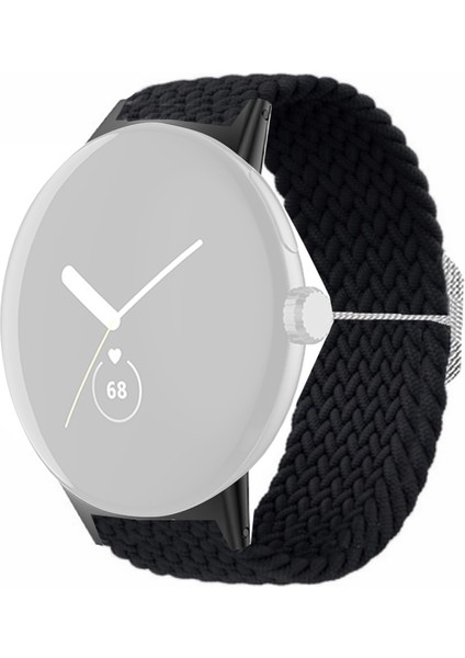 Google Pixel Watch / Watch 2 Yedek Ayarlanabilir Bilek Kayışı Örgülü Elastik Saat Bandı (Yurt Dışından)