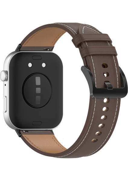 Huawei Watch Fit 3 Watch Kayışı Hakiki Inek Deri Ayarlanabilir Bilek Bandı (Yurt Dışından)