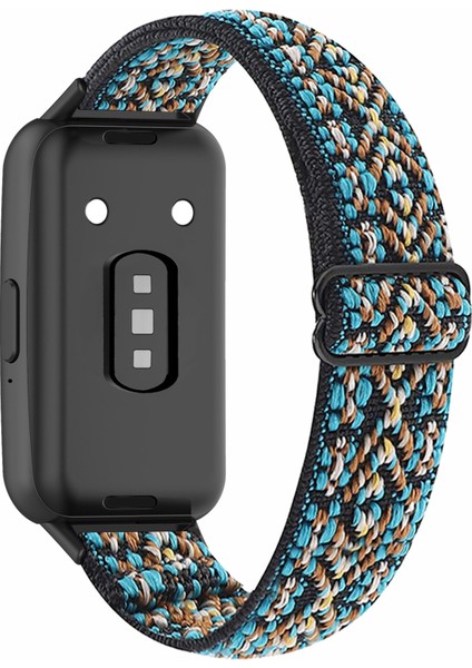 Samsung Galaxy Fit3 Elastik Naylon Ayarlanabilir Kordonlu Saat (Yurt Dışından)