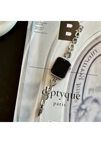 Apple Watch Series 9 8 7 41MM / 6 5 4 40MM Çinko Alaşımlı Metal Saat Kayışı (Yurt Dışından) fiyatları