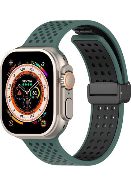 Apple Watch Ultra 2 Ultra 49MM / Series 9 8 7 45MM / 6 5 4 Se (2022) Se (2023) Se 44MM Silikon Watch Bandı (Yurt Dışından) indirimleri
