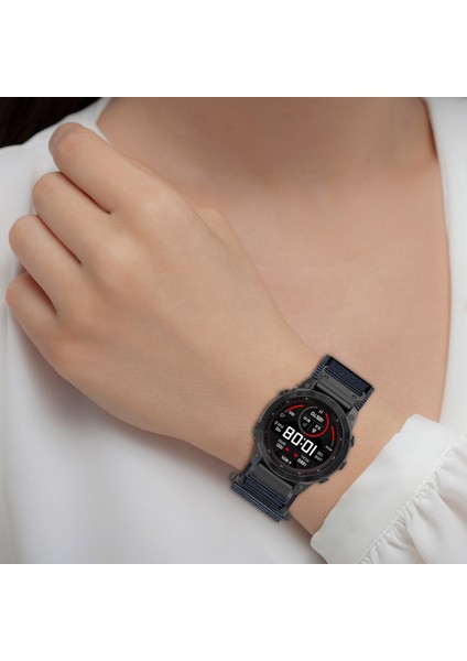Garmin Quickfit 22MM / Fenix 7 / Fenix 7 Pro / Instinct 2 Sihirli Bant Watch Kayışı Naylon Bilek Bandı (Yurt Dışından) modelleri