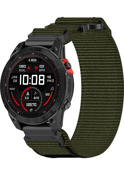 Garmin Quickfit 22MM / Fenix 7 / Fenix 7 Pro / Instinct 2 Sihirli Bant Watch Kayışı Naylon Bilek Bandı (Yurt Dışından) indirimleri