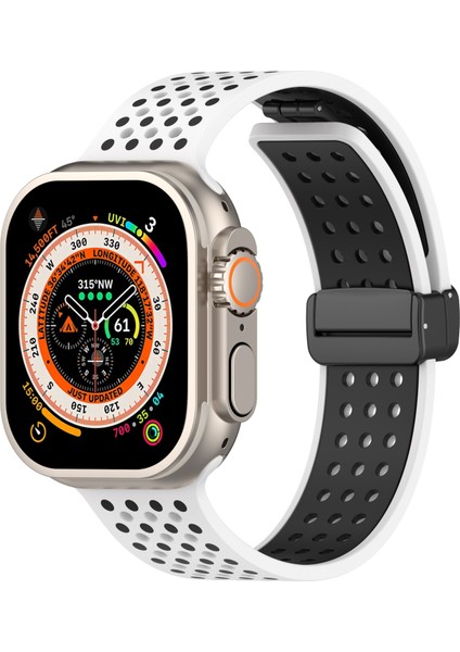 Apple Watch Ultra 2 Ultra 49MM / Series 9 8 7 45MM / 6 5 4 Se (2022) Se (2023) Se 44MM Silikon Watch Bandı (Yurt Dışından) indirimleri